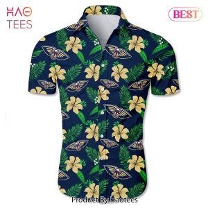NEW FASHION 2023 New Orleans Pelicans Hawaiian shirt Tropical Flower summer
