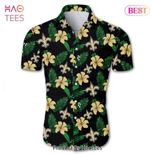NEW FASHION 2023 New Orleans Saints Hawaiian Shirt Tropical Flower summer