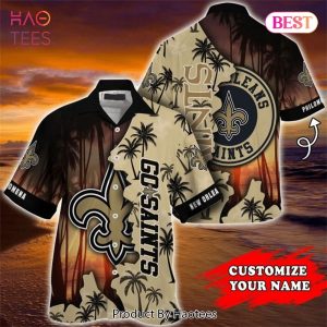 NEW FASHION 2023 New Orleans Saints Hawaiian Shirt tropical island personalized
