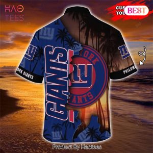 NEW FASHION 2023 New York Giants Hawaiian Shirt tropical island personalized