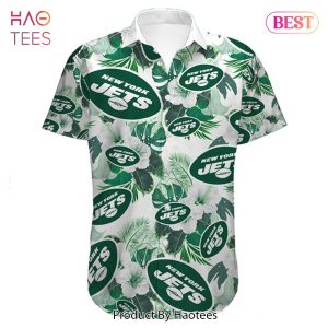 NEW FASHION 2023 New York Jets Hawaiian Shirt flower summer gift for fans