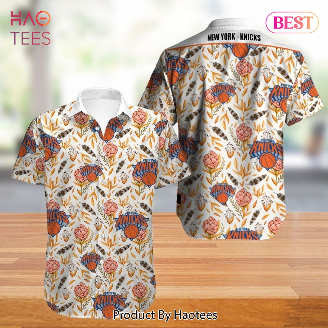 NEW FASHION 2023 New York Knicks Hawaiian Shirt Flower summer new design NEW FASHION 2023 New York Knicks Hawaiian Shirt Flower summer new design