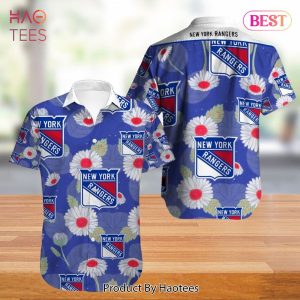 NEW FASHION 2023 New York Rangers Hawaiian Shirt Tropical Flowers summer for fans