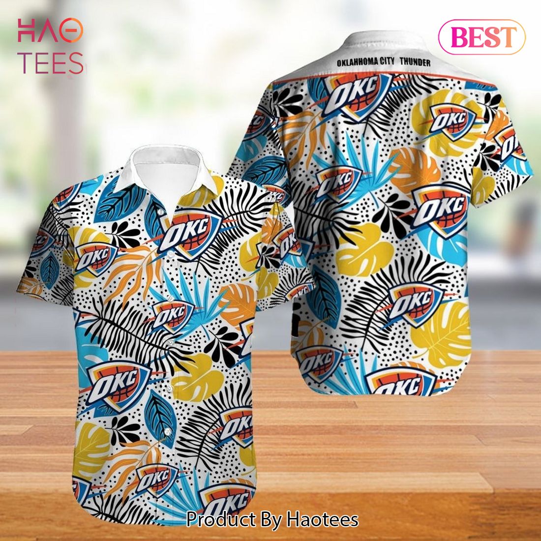 NEW FASHION 2023 Oklahoma City Thunder Hawaiian Shirt Flower summer new design NEW FASHION 2023 Oklahoma City Thunder Hawaiian Shirt Flower summer new design