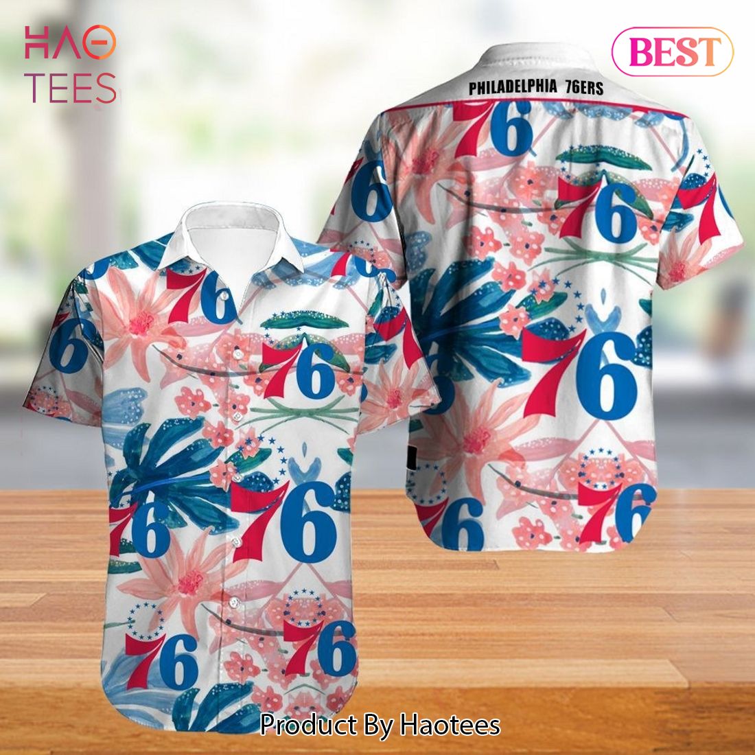 NEW FASHION 2023 Philadelphia 76ers Hawaiian Shirt Flower summer new design NEW FASHION 2023 Philadelphia 76ers Hawaiian Shirt Flower summer new design