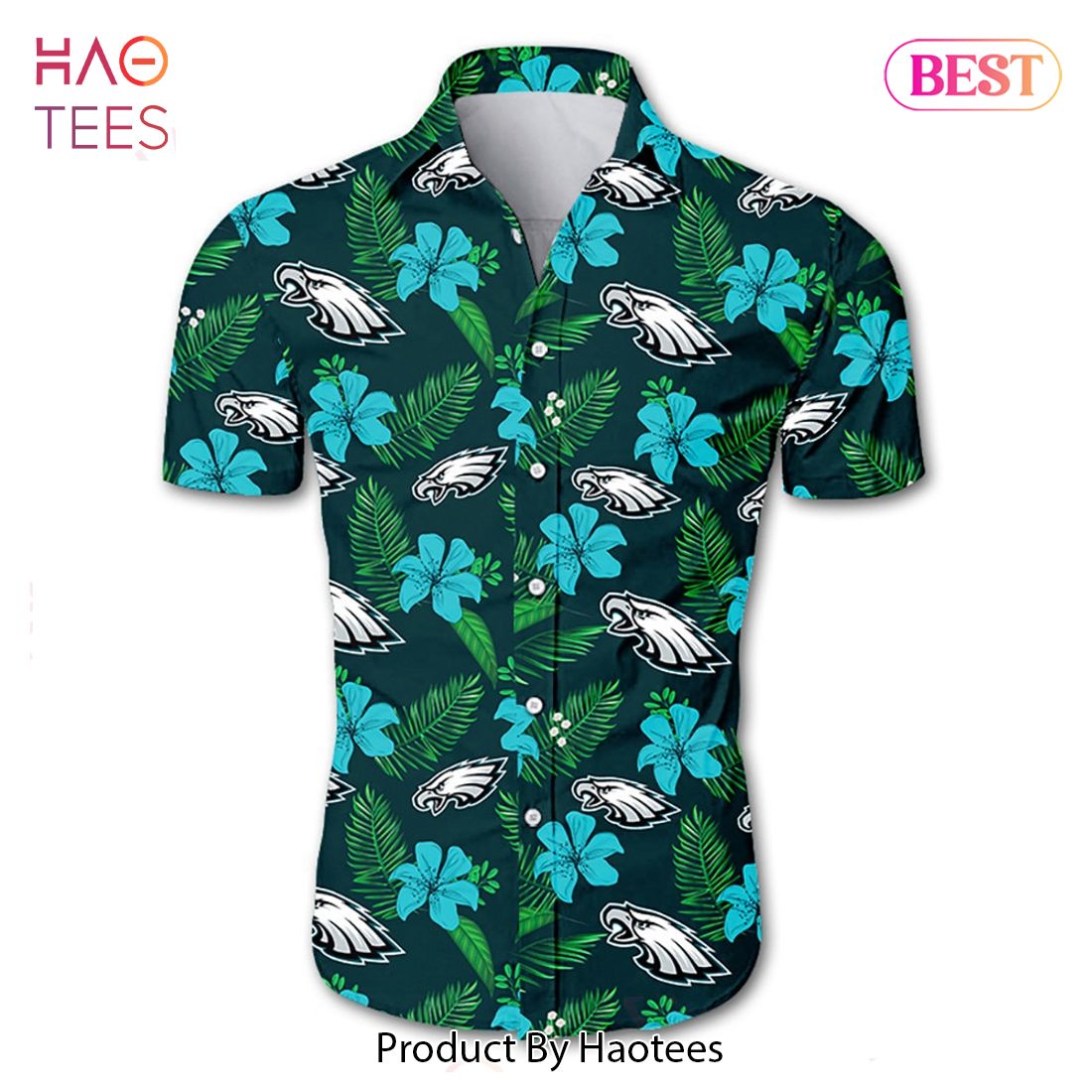 NEW FASHION 2023 Philadelphia Eagles Hawaiian Shirt Tropical Flower summer NEW FASHION 2023 Philadelphia Eagles Hawaiian Shirt Tropical Flower summer