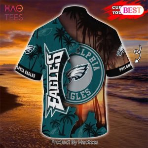 NEW FASHION 2023 Philadelphia Eagles Hawaiian Shirts tropical island personalized