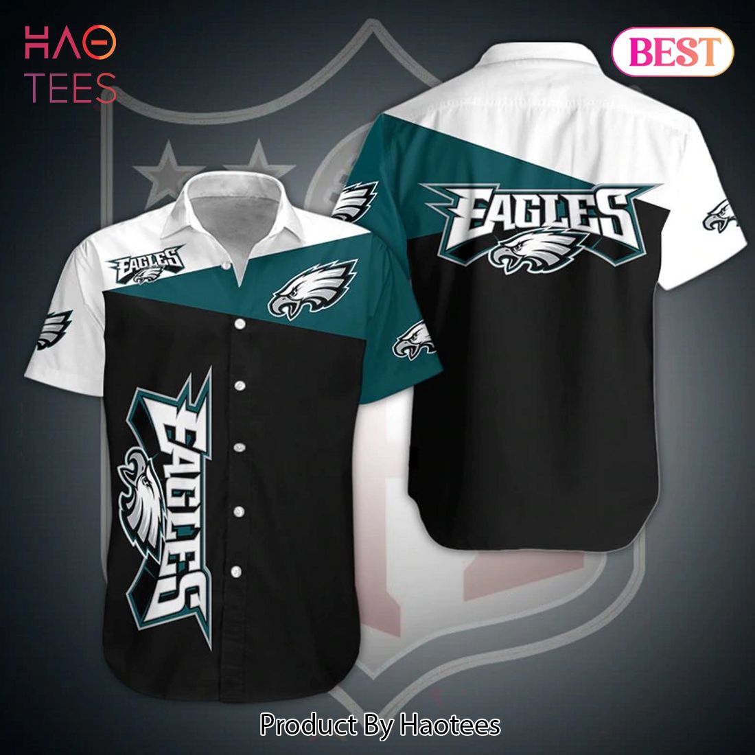 Philadelphia Eagles Flowers T-Shirt For Women - Personalized Gifts