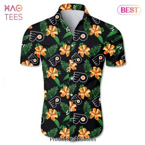 NEW FASHION 2023 Philadelphia Flyers Hawaiian Shirt Tropical Flower summer