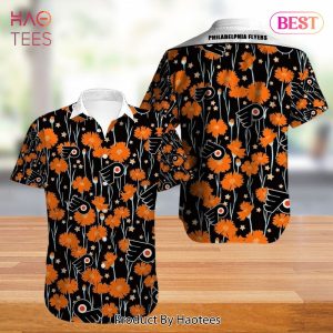 NEW FASHION 2023 Philadelphia Flyers Hawaiian Shirt Tropical Flowers summer for fans