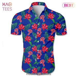 NEW FASHION 2023 Philadelphia Phillies Hawaiian shirt Tropical flower gift for fans