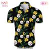 NEW FASHION 2023 Pittsburgh Steelers Hawaiian Shirt Tropical Flower Short Sleeve