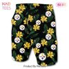 NEW FASHION 2023 Pittsburgh Steelers Hawaiian Shirt Tropical Flower Short Sleeve