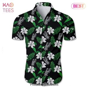NEW FASHION 2023 San Antonio Spurs Hawaiian shirt Tropical Flower summer