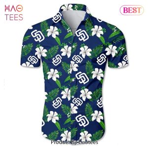 NEW FASHION 2023 San Diego Padres Hawaiian shirt Tropical flower gift for fans