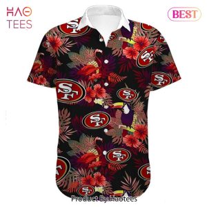 NEW FASHION 2023 San Francisco 49ers Hawaiian Shirt flower summer gift for fans