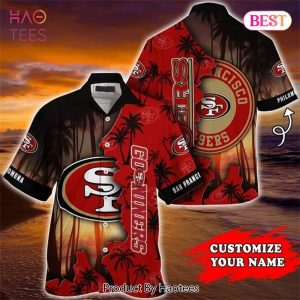 NEW FASHION 2023 San Francisco 49ers Hawaiian Shirts tropical island personalized
