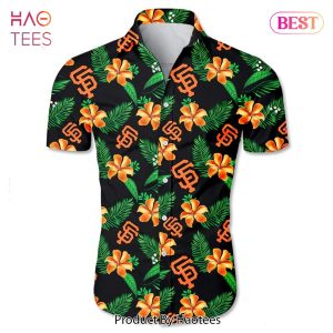 NEW FASHION 2023 San Francisco Giants Hawaiian Shirt Tropical flower gift for fans