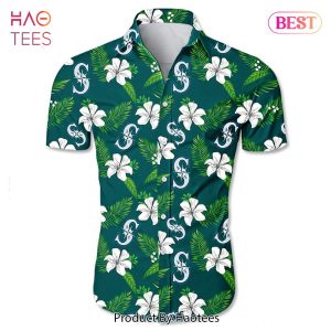 NEW FASHION 2023 Seattle Mariners Hawaiian Shirt Tropical flower gift for fans
