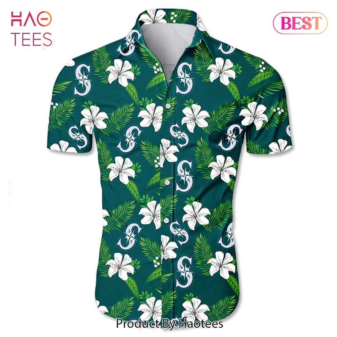 NEW FASHION 2023 Seattle Mariners Hawaiian Shirt flower summer