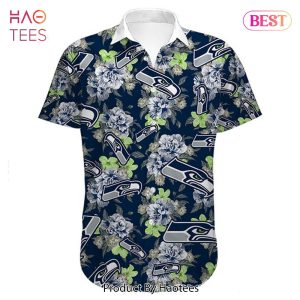 NEW FASHION 2023 Seattle Seahawks Hawaiian Shirt flower summer gift for fans