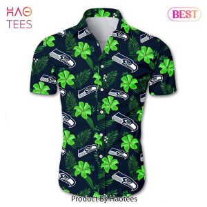 NEW FASHION 2023 Seattle Seahawks Hawaiian Shirt Tropical Flower summer