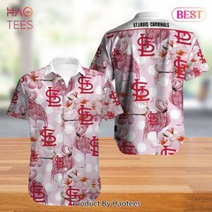 St Louis Cardinals Hawaiian Shirt Tropical Red Flower, Cardinals Hawaiian  Shirt