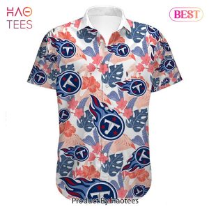 NEW FASHION 2023 Tennessee Titans Hawaiian Shirt flower summer gift for fans
