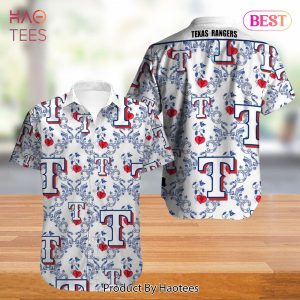 NEW FASHION 2023 Texas Rangers Hawaiian Shirt flower summer gift for fans