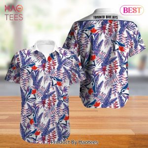 NEW FASHION 2023 Toronto Blue Jays Hawaiian Shirt flower summer gift for fans