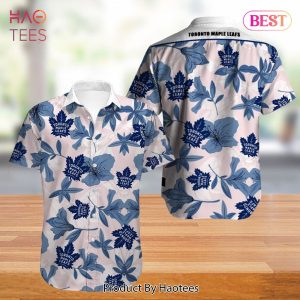 NEW FASHION 2023 Toronto Maple Leafs Hawaiian Shirt Tropical Flowers summer for fans