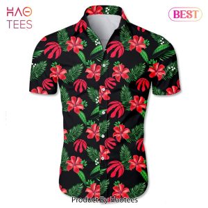 NEW FASHION 2023 Toronto Raptors Hawaiian shirt Tropical Flower summer