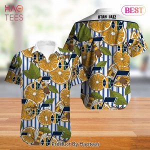 NEW FASHION 2023 Utah Jazz Hawaiian Shirt Flower summer new design