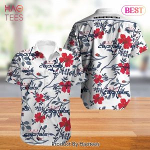 NEW FASHION 2023 Washington Capitals Hawaiian Shirt Tropical Flowers summer for fans