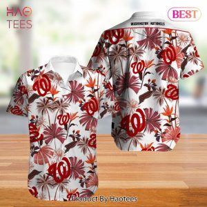 NEW FASHION 2023 Washington Nationals Hawaiian Shirt flower summer gift for fans