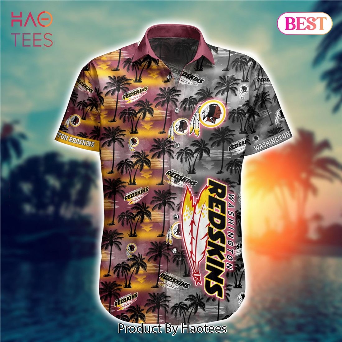 Washington Redskins Hawaiian Shirts tropical island personalized - Shirt  Low Price