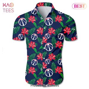 NEW FASHION 2023 Washington Wizards Hawaiian shirt Tropical Flower summer