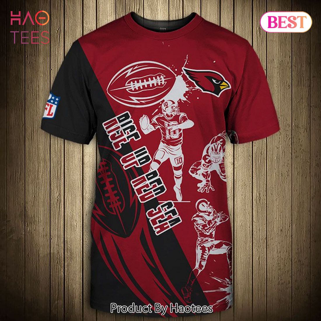 NEW FASHION 2023 Arizona Cardinals T-shirts lightning graphic gift for men