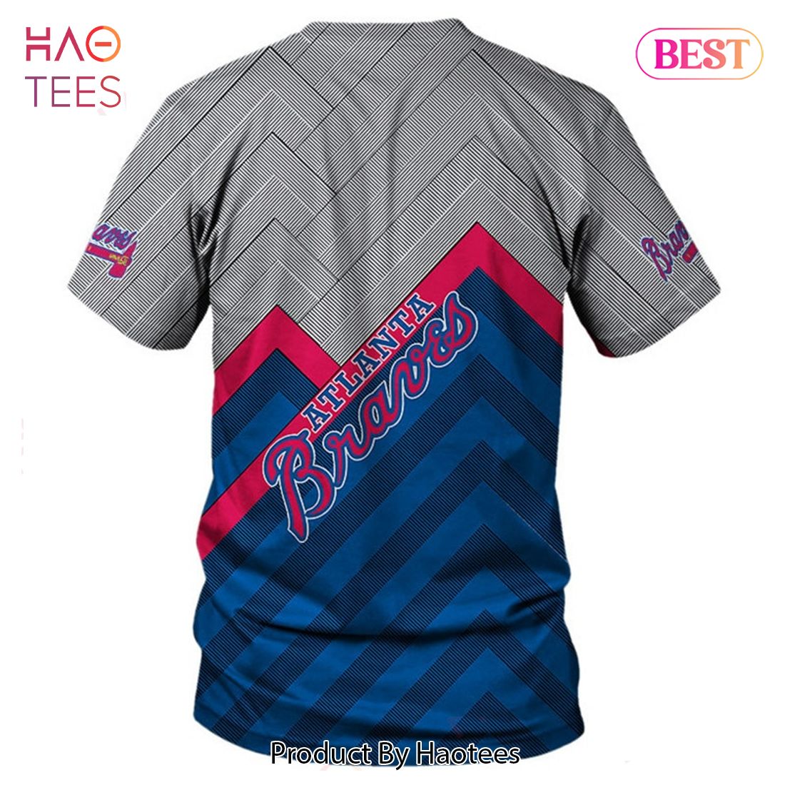 NEW FASHION 2023 Atlanta Braves T-shirt 3D Short Sleeve O Neck gift for fan