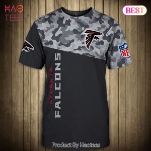NEW FASHION 2023 Atlanta Falcons T-Shirt 3D Military Short Sleeve O Neck gift for fan