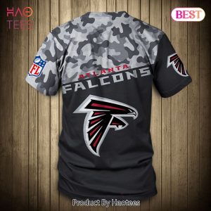NEW FASHION 2023 Atlanta Falcons T-Shirt 3D Military Short Sleeve O Neck gift for fan