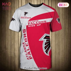 NEW FASHION 2023 Atlanta Falcons T-shirt 3D Rise up slogan Short Sleeve