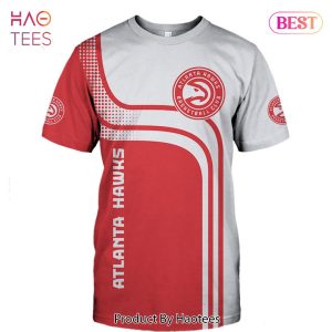 NEW FASHION 2023 Atlanta Hawks T-shirt 3D Short Sleeve O Neck gift for fan