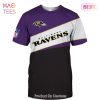 NEW FASHION 2023 Baltimore Ravens T-shirt 3D Performance Short Sleeve NEW FASHION 2023 Baltimore Ravens T-shirt 3D Performance Short Sleeve