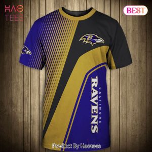 NEW FASHION 2023 Baltimore Ravens T-Shirt 3D Short Sleeve O Neck gift for fan NFL