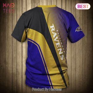 NEW FASHION 2023 Baltimore Ravens T-Shirt 3D Short Sleeve O Neck gift for fan NFL