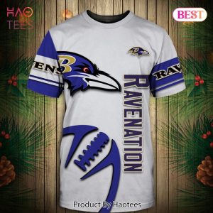NEW FASHION 2023 Baltimore Ravens T-shirt Graphic balls gift for fans