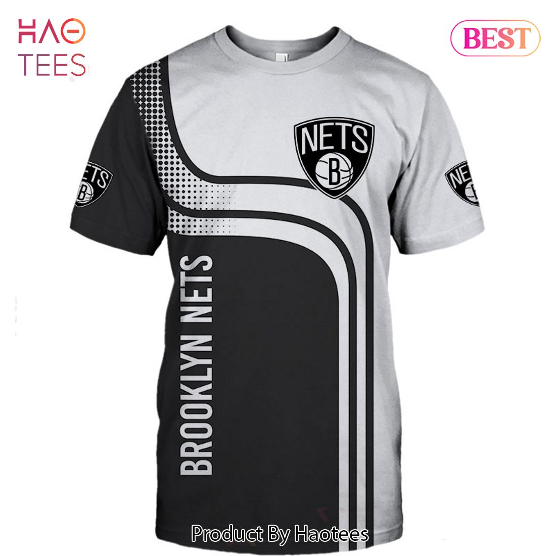 NEW FASHION 2023 Brooklyn Nets T-shirt 3D Short Sleeve O Neck gift for fan NEW FASHION 2023 Brooklyn Nets T-shirt 3D Short Sleeve O Neck gift for fan