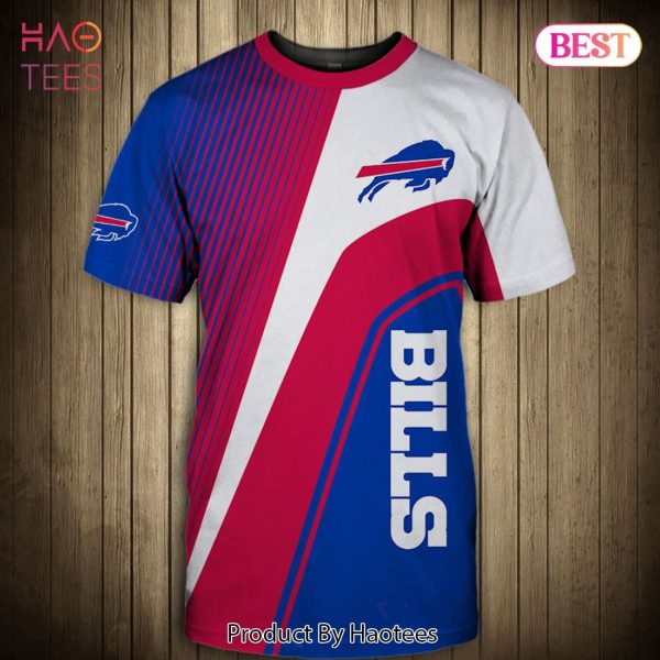 NEW FASHION 2023 Buffalo Bills T-shirt 3D Short Sleeve O Neck gift for fan NFL