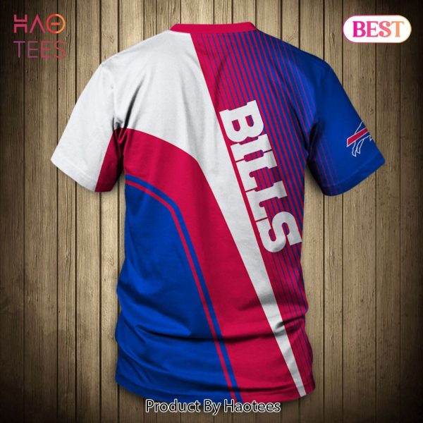 NEW FASHION 2023 Buffalo Bills T-shirt 3D Short Sleeve O Neck gift for fan NFL